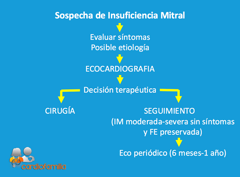 sospecha de insuficiencia mitral