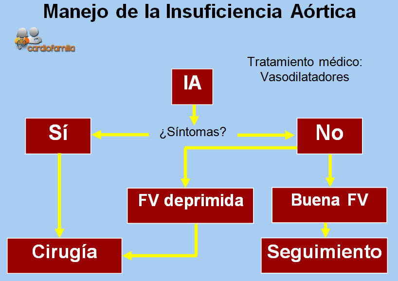 Manejo de la insuficiencia aórtica. Esquema terapéutico. manejo_de_la_insuficiencia_aortica_www.cardiofamilia.orgx580